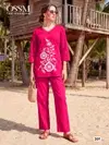 Sweety Vol 2 By Ossm Cotton Embroidery Western Co Ord Set Wholesalers In Surat